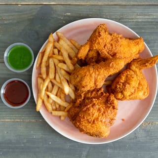 4 Pc Chicken & Fries